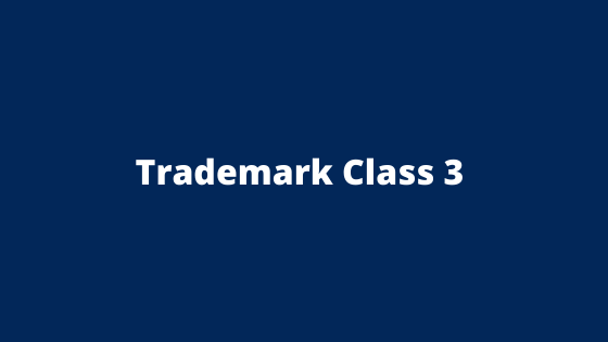 Trademark Class 3