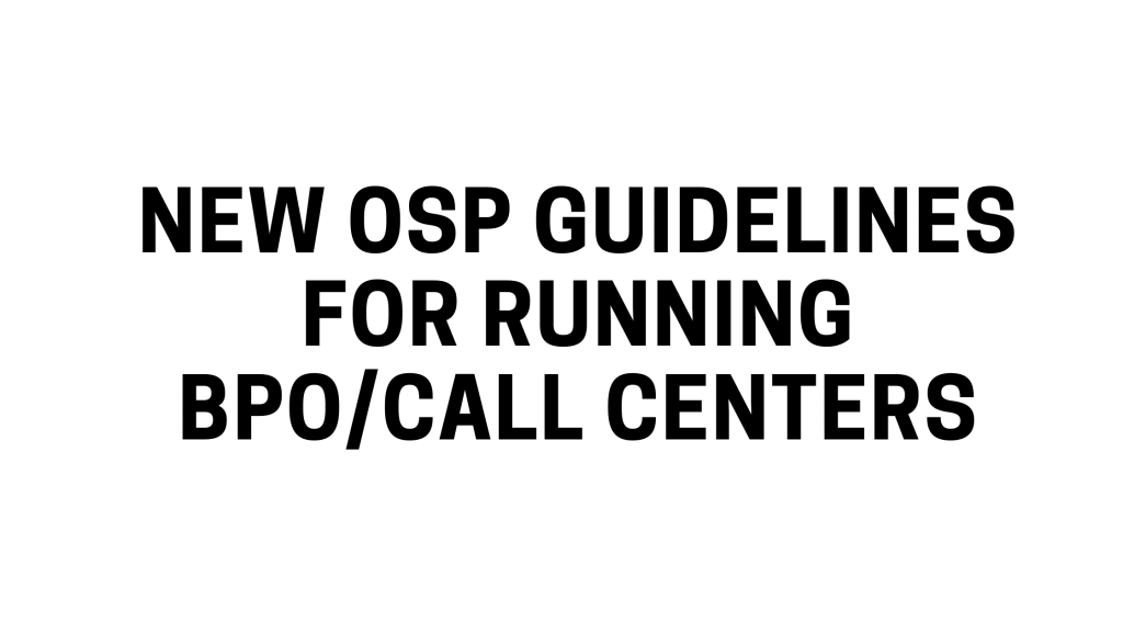 OSP Guidelines