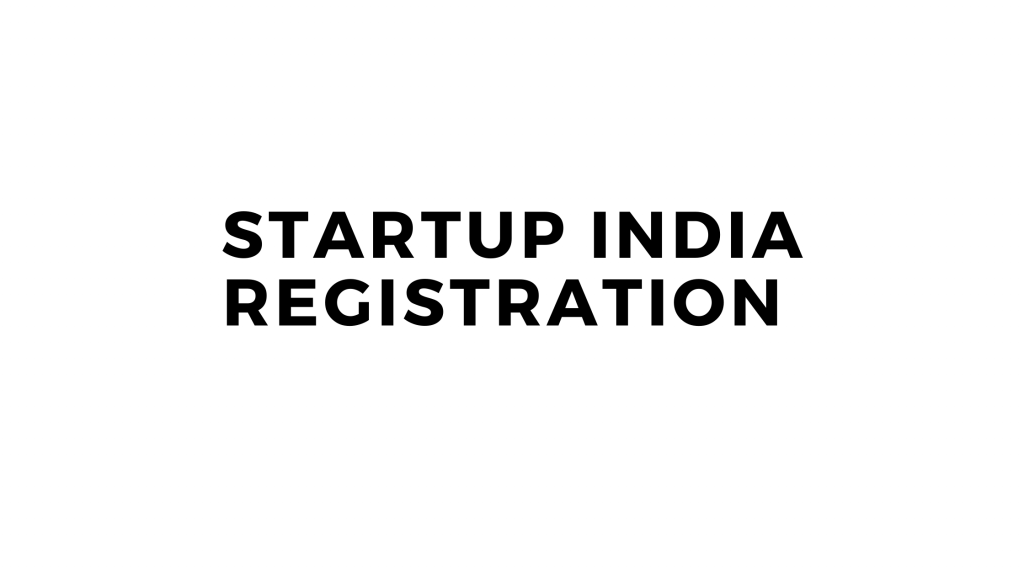 startup india registration 